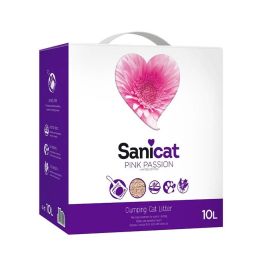 Sanicat Pink Passion Clumping Cat Litter 10L Petzone KSA