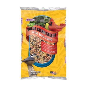 Brown's Value Blend Select Wild Bird Food - 4 lbs