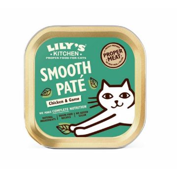 Lily's Kitchen Chicken & Game Pate Wet Cat Food - 85g - Pack of 12