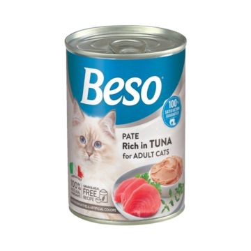 Beso Pate Rich in Tuna Adult Cat Wet Food - 400 g