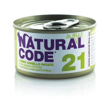 Natural Code 21 Tuna, Lamb and Potatoes in Jelly Wet Cat Food - 85 g