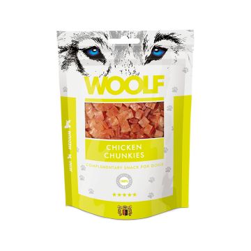 Woolf Chicken Chunkies Dog  and Cat Treat - 100 g