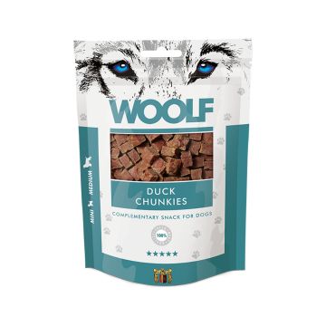 Woolf Duck Chunkies Dog and Cat Treat - 100 g