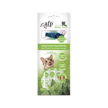 All For Paws Catnip Powder Pouch With Toy - 6 pcs