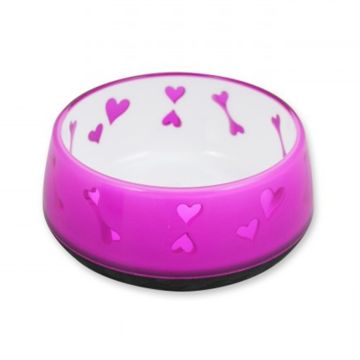 All For Paws Dog Love Bowl - Pink