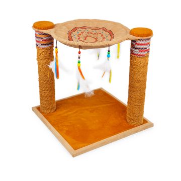 All For Paws Dream Catcher Hamock Cat Scratcher - 50L x 50W x 55H cm