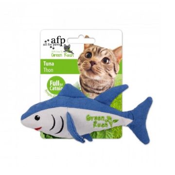 All for Paws Green Rush Tuna Cat Toy