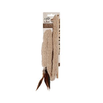 All For Paws LAM Cuddle Tail Wand - Brown/Grey/Tan