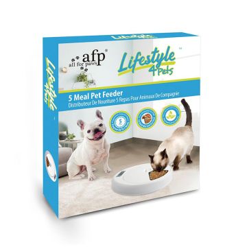 All for Paws Lifestyle 4 Pet 5 Meal Pet Feeder