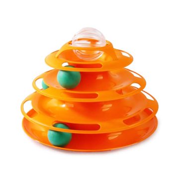 All for Paws Tower Tracks Interactive Cat Toy