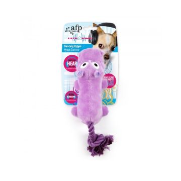 All for Paws Ultrasonic Dancing Hippo Dog Toy