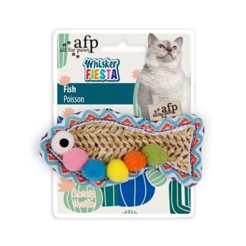 All for Paws Whisker Fiesta Fish Kicker Cat Toy