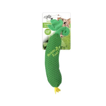 All For Paws Zucchini Cuddler Cat Toy with Catnip