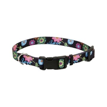 Alliance Products Nylon Adjustable Dog Collar - Wildflower - 18-26 inch
