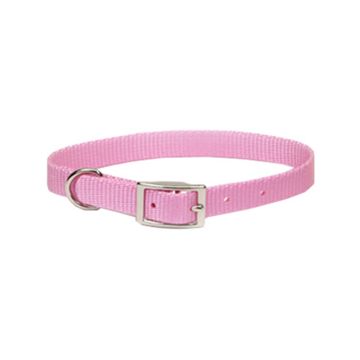 Alliance Products Nylon Dog Collar - Pink - 3/4 x 18 inch