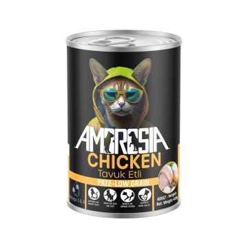 Ambrosia Chicken with Pate Adult Canned Cat Food - 400 g