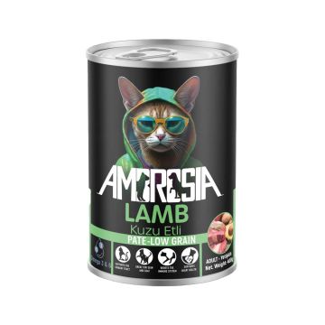 Ambrosia Lamb with Pate Adult Canned Cat Food - 400 g