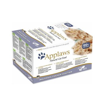 Applaws Cat Multipack Chicken Selection Canned Cat Food - 8x60g