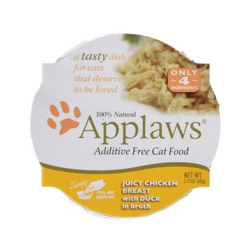 Applaws Cat Pots Chicken Fillet with Duck, 60g