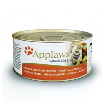 Applaws Chicken Breast with Pumpkin Canned Cat Food - 70 g