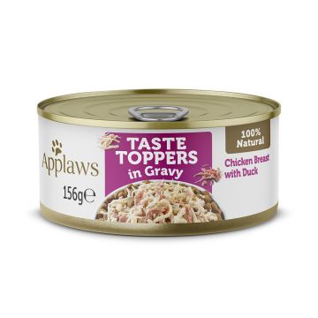 Applaws Taste Toppers Chicken Breast with Duck in Gravy Canned Dog Food - 156 g