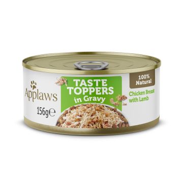 Applaws Taste Toppers Chicken Breast with Lamb in Gravy Canned Dog Food - 156 g