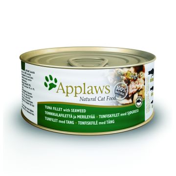 Applaws Tuna Fillet with Seaweed Cat Wet Food, 70g