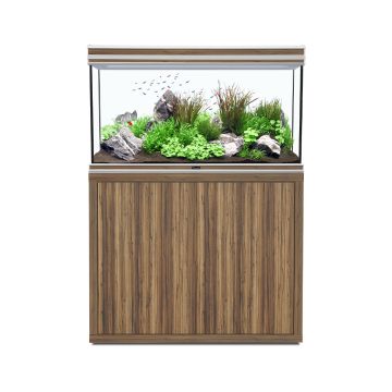Aquatlantis FUSION 100, Aquarium with Cabinet - Zebrano - 102L x 40W x 60H cm