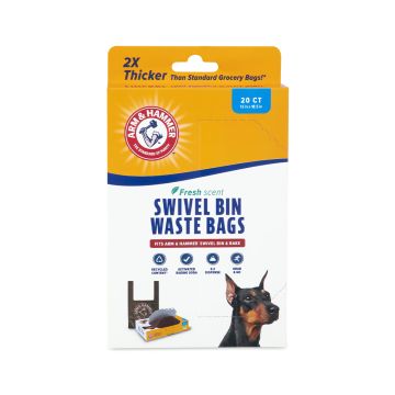 Arm and Hammer Swivel Bin Dog Waste Bags Copper - 20 Count