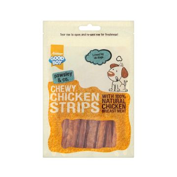 Armitage Chewy Chicken Stripes Dog Treats - 100g