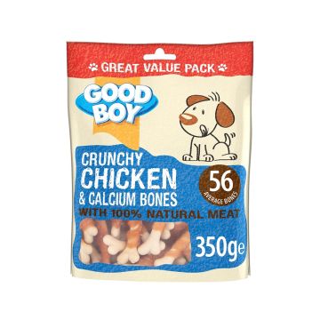 Armitage Goodboy Crunchy Chicken & Calcium Bones Dog Treats - 350g