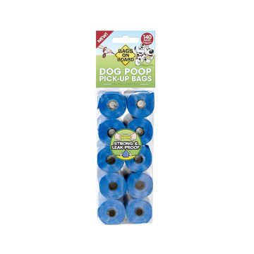Bags on Board Refill Bags - Blue - 140 Bags
