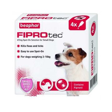 Beaphar Fiprotec for Small Dog - 4 Pipettes