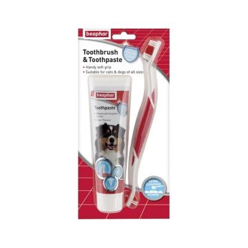 Beaphar Toothbrush & Toothpaste Combipack