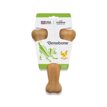 Benebone Chicken Wishbone Dog Chew Toy