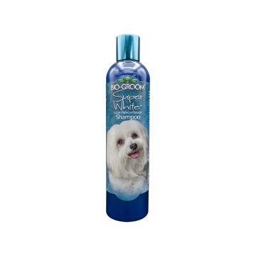 Bio Groom Super White Coat Brightener Dog Shampoo - 355 ml