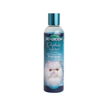 Bio Groom Purrfect White Coat Brightener Cat Shampoo - 236 ml