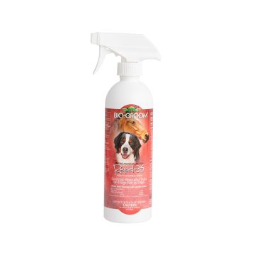 Bio Groom Repel 35 Flea and Tick Spray for Dogs and Horses - 473 ml