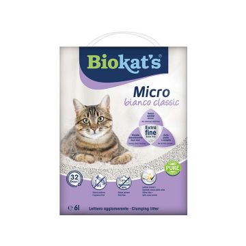Biokats Micro Bianco Classic Cat Litter - 6 L