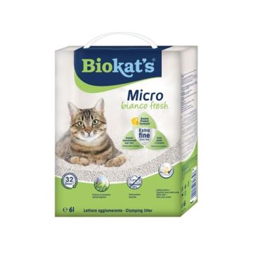 Biokats Micro Bianco Fresh Cat Litter -  6 L 