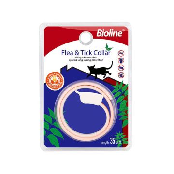 Bioline Margosa Extract Flea and Tick Collar for Cats - 35 cm