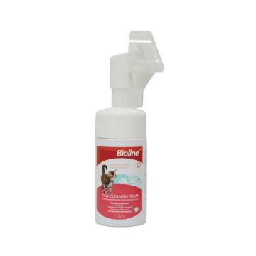 Bioline Paw Cleaning Foam for Cat - 100ml
