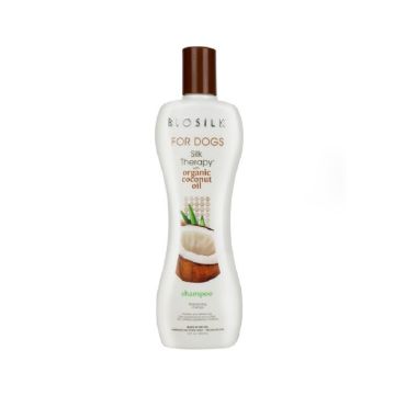 Biosilk Silk Therapy with Organic Coconut Oil Dog Shampoo, 355 ml