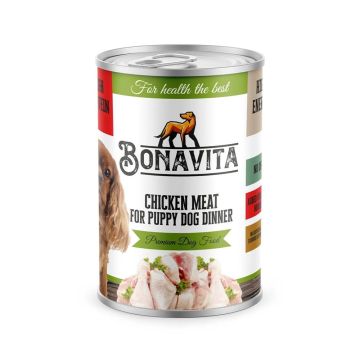 Bonavita Chicken Canned Puppy Food - 400 g