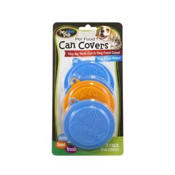 Bow Wow Food Can Covers Plastic - 3 Pcs