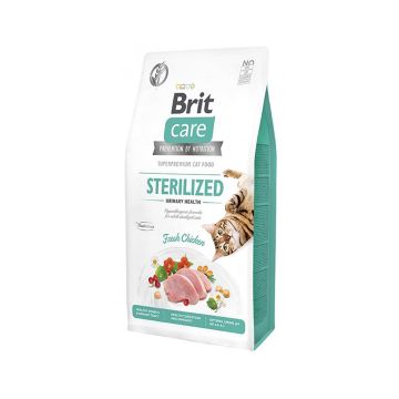 Brit Care Grain Free Sterilized Urinary Health Dry Cat Food, 2 Kg