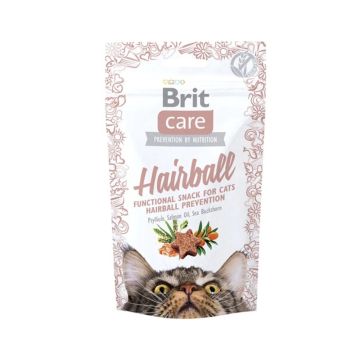 Brit Care Hairball Prevention Cat Treats, 50g