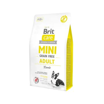 Brit Care Mini Grain Free Adult Lamb Dry Dog Food - 2 Kg