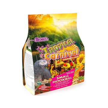 Brown's Tropical Carnival Gourmet Small Hookbill Food - 4.54 Kg