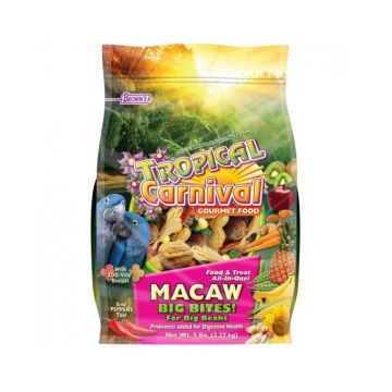 Brown's Tropical Carnival Gourmet Macaw Food Big Bites